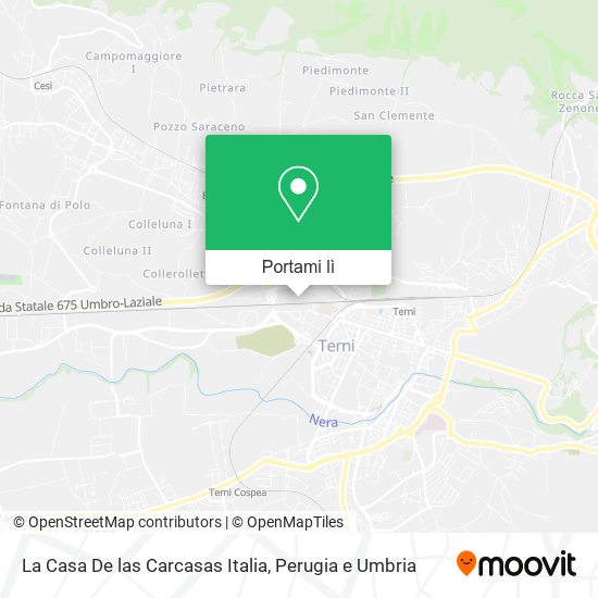 Mappa La Casa De las Carcasas Italia