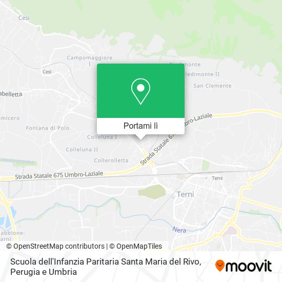 Mappa Scuola dell'Infanzia Paritaria Santa Maria del Rivo