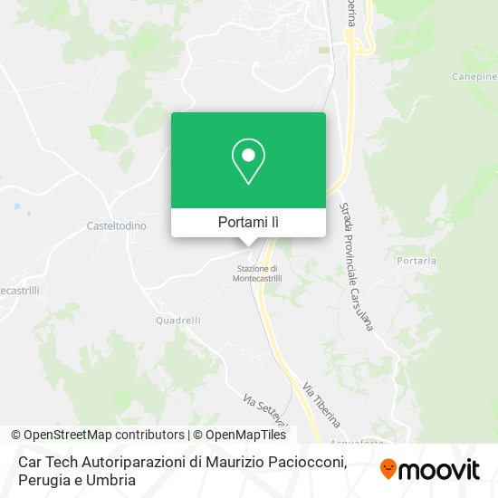 Mappa Car Tech Autoriparazioni di Maurizio Paciocconi