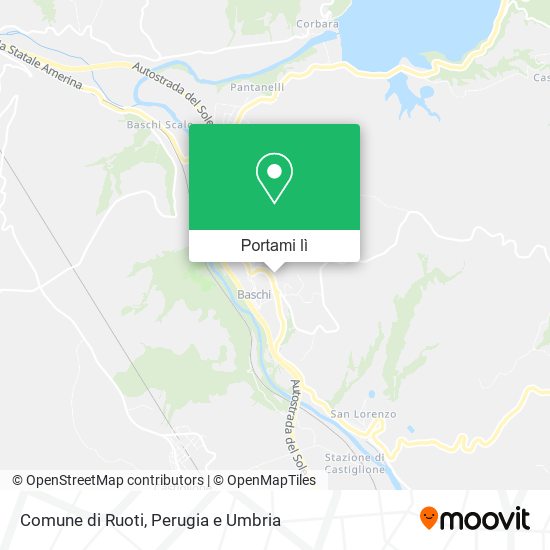 Mappa Comune di Ruoti