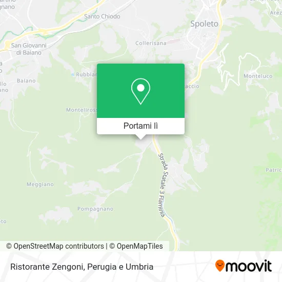 Mappa Ristorante Zengoni