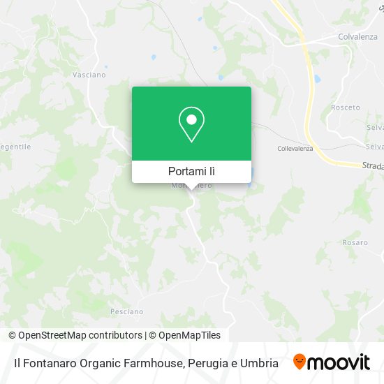 Mappa Il Fontanaro Organic Farmhouse