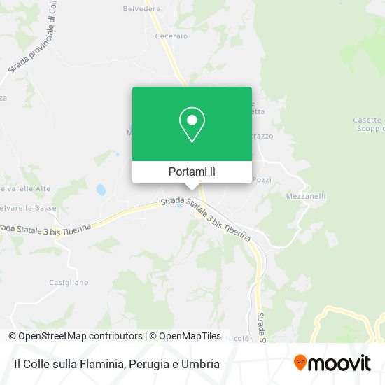 Mappa Il Colle sulla Flaminia