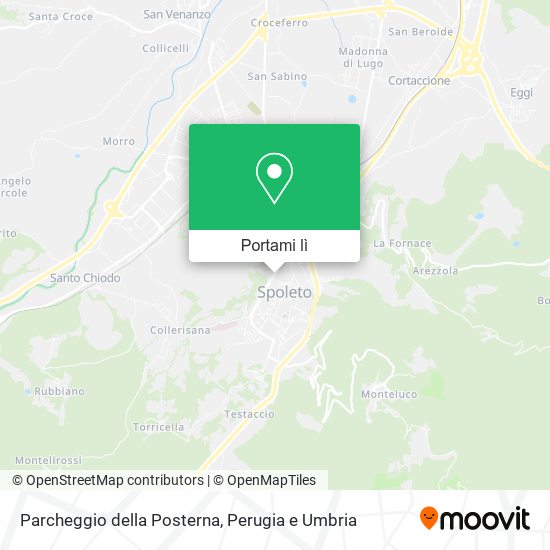 Mappa Parcheggio della Posterna