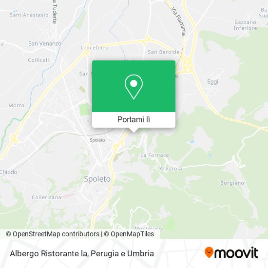 Mappa Albergo Ristorante la