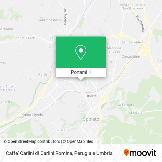 Mappa Caffe' Carlini di Carlini Romina