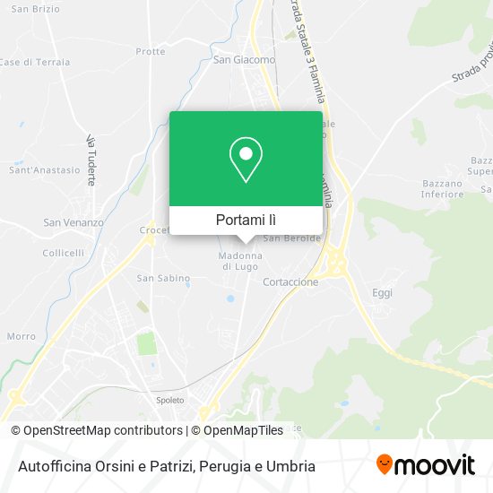 Mappa Autofficina Orsini e Patrizi