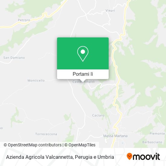 Mappa Azienda Agricola Valcannetta