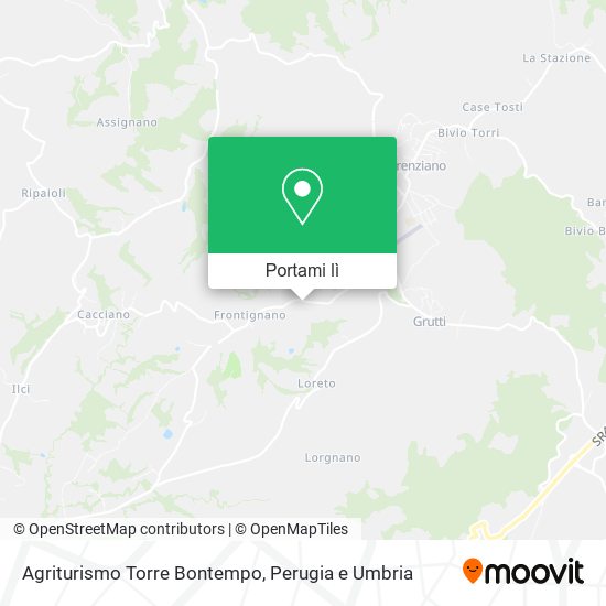 Mappa Agriturismo Torre Bontempo