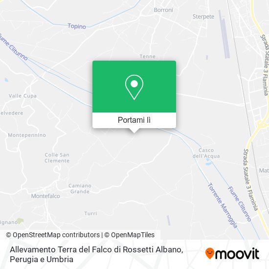 Mappa Allevamento Terra del Falco di Rossetti Albano