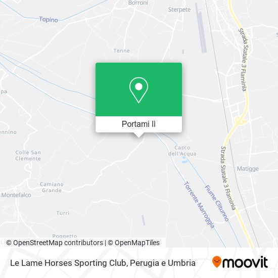 Mappa Le Lame Horses Sporting Club