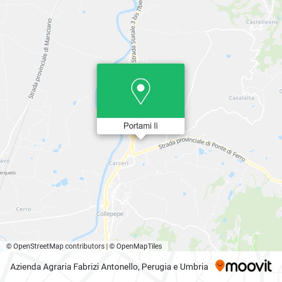 Mappa Azienda Agraria Fabrizi Antonello