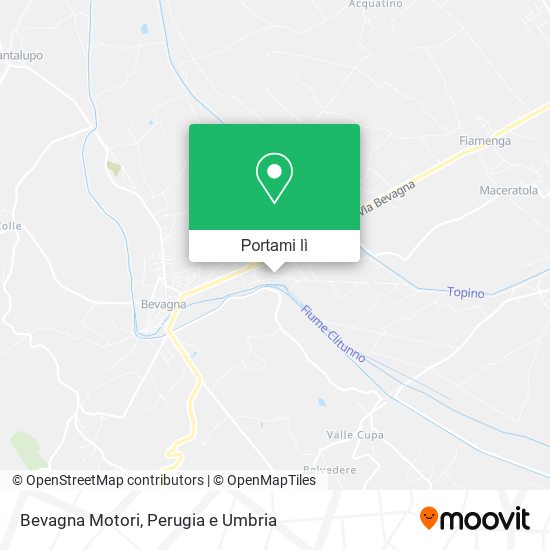 Mappa Bevagna Motori