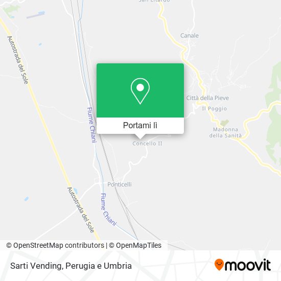 Mappa Sarti Vending