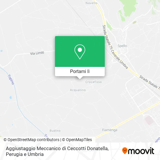 Mappa Aggiustaggio Meccanico di Ceccotti Donatella