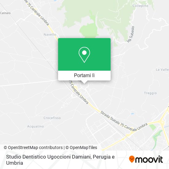 Mappa Studio Dentistico Ugoccioni Damiani