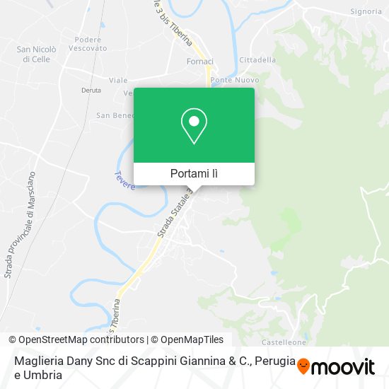 Mappa Maglieria Dany Snc di Scappini Giannina & C.