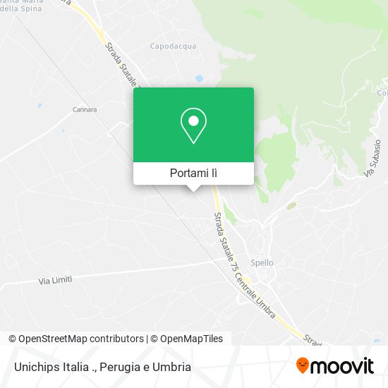 Mappa Unichips Italia .