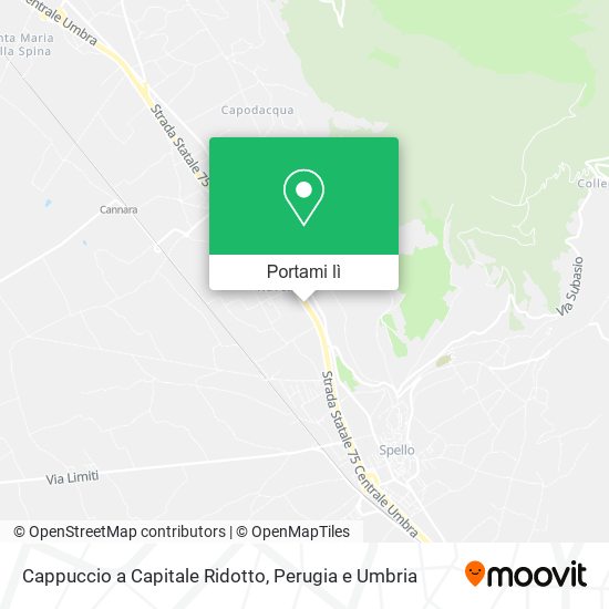 Mappa Cappuccio a Capitale Ridotto