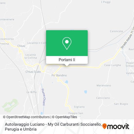 Mappa Autolavaggio Luciano - My Oil Carburanti Socciarello
