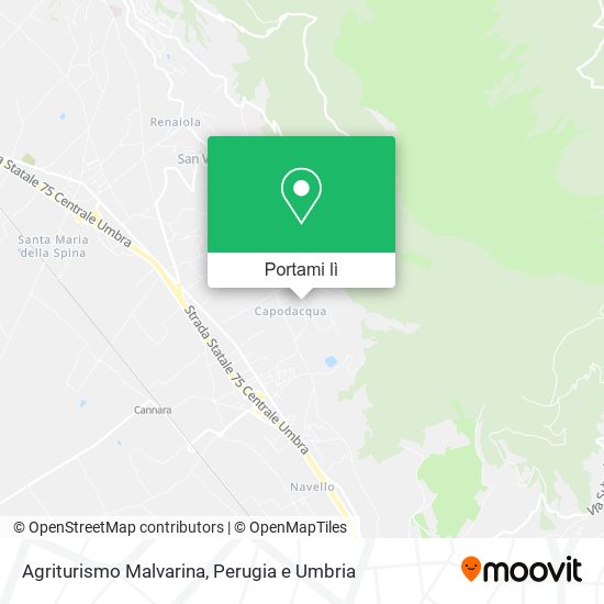 Mappa Agriturismo Malvarina