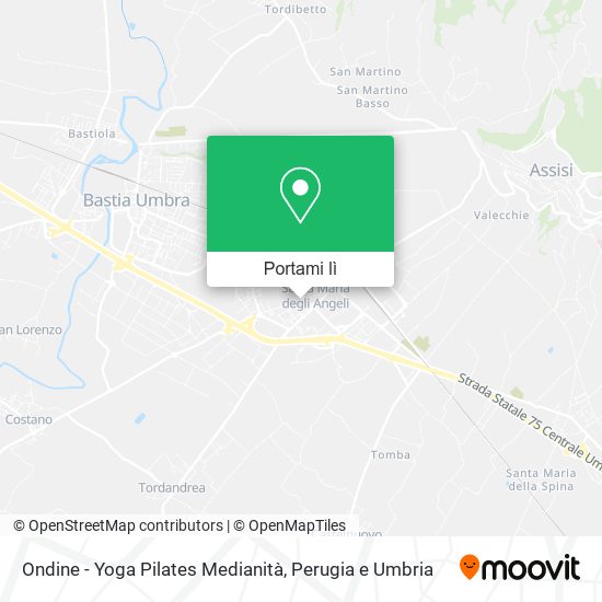 Mappa Ondine - Yoga Pilates Medianità