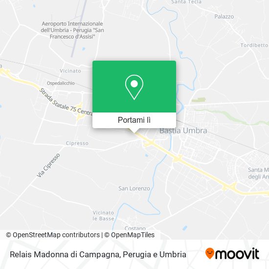 Mappa Relais Madonna di Campagna