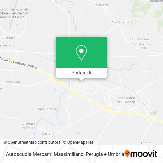 Mappa Autoscuola Mercanti Massimiliano