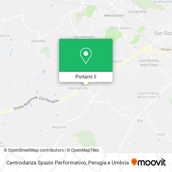 Mappa Centrodanza Spazio Performativo