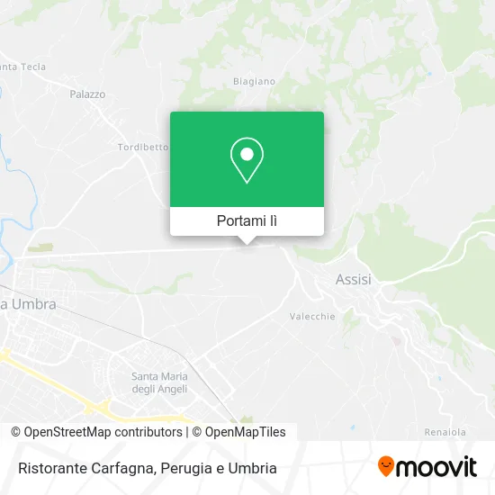 Mappa Ristorante Carfagna
