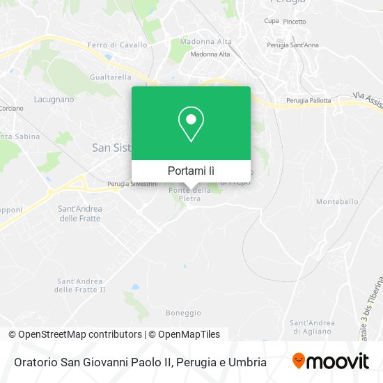 Mappa Oratorio San Giovanni Paolo II