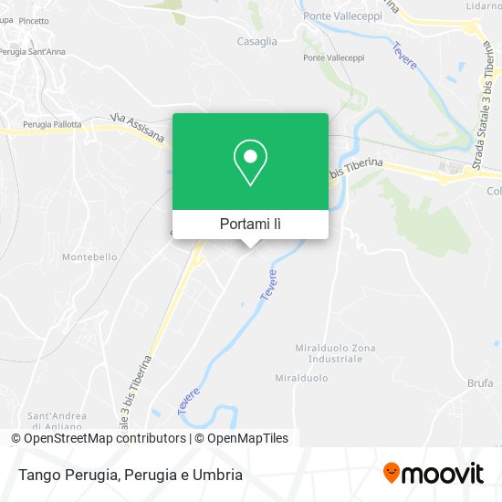 Mappa Tango Perugia