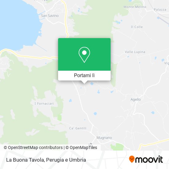 Mappa La Buona Tavola