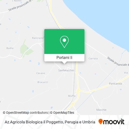 Mappa Az.Agricola Biologica il Poggetto