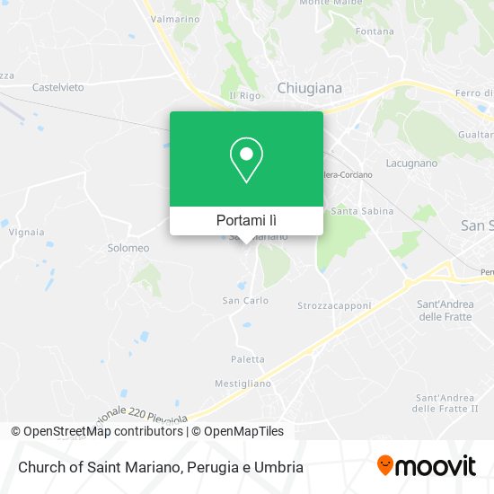 Mappa Church of Saint Mariano