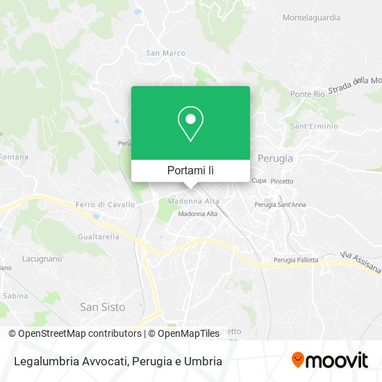Mappa Legalumbria Avvocati