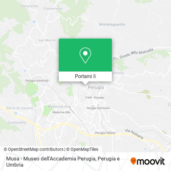 Mappa Musa - Museo dell'Accademia Perugia