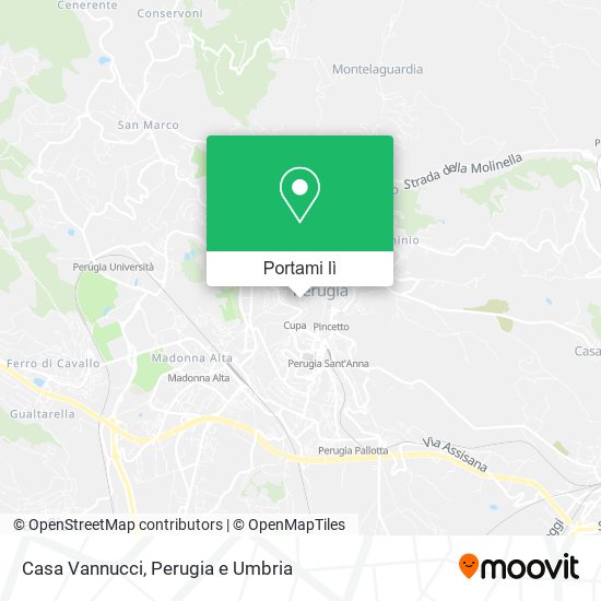 Mappa Casa Vannucci