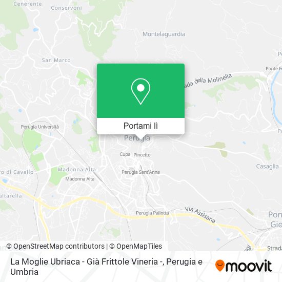 Mappa La Moglie Ubriaca - Già Frittole Vineria -