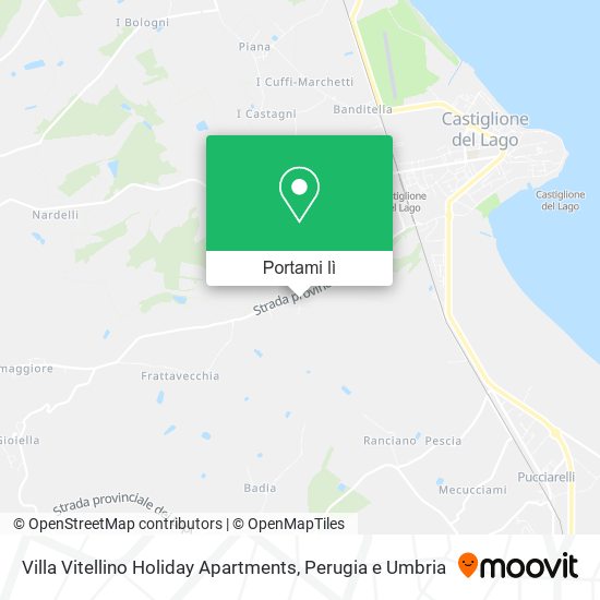 Mappa Villa Vitellino Holiday Apartments