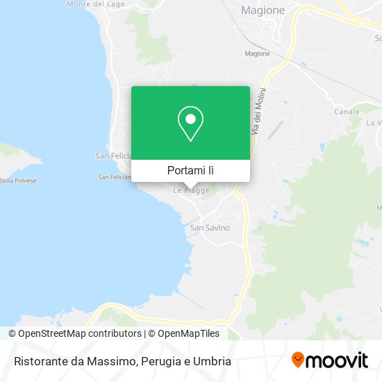 Mappa Ristorante da Massimo