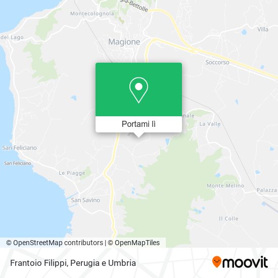 Mappa Frantoio Filippi