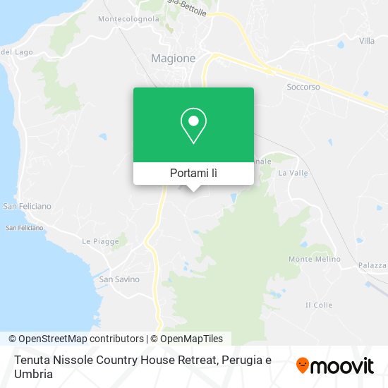 Mappa Tenuta Nissole Country House Retreat