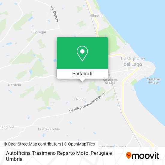 Mappa Autofficina Trasimeno Reparto Moto