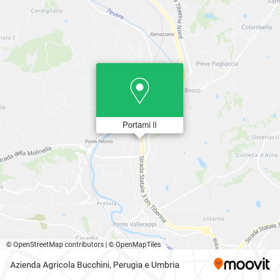 Mappa Azienda Agricola Bucchini