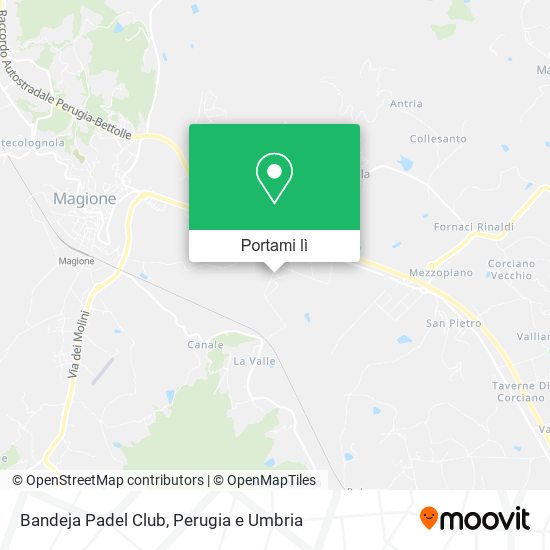 Mappa Bandeja Padel Club