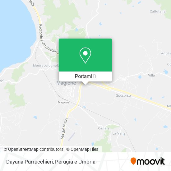 Mappa Dayana Parrucchieri