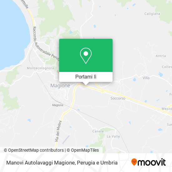 Mappa Manovi Autolavaggi Magione