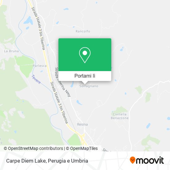 Mappa Carpe Diem Lake