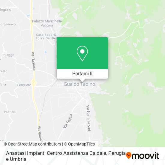 Mappa Anastasi Impianti Centro Assistenza Caldaie